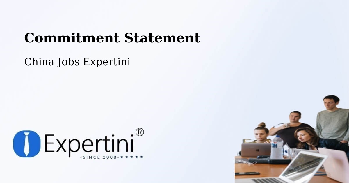 Corporate Commitment – Zhongshan - China Jobs Expertini